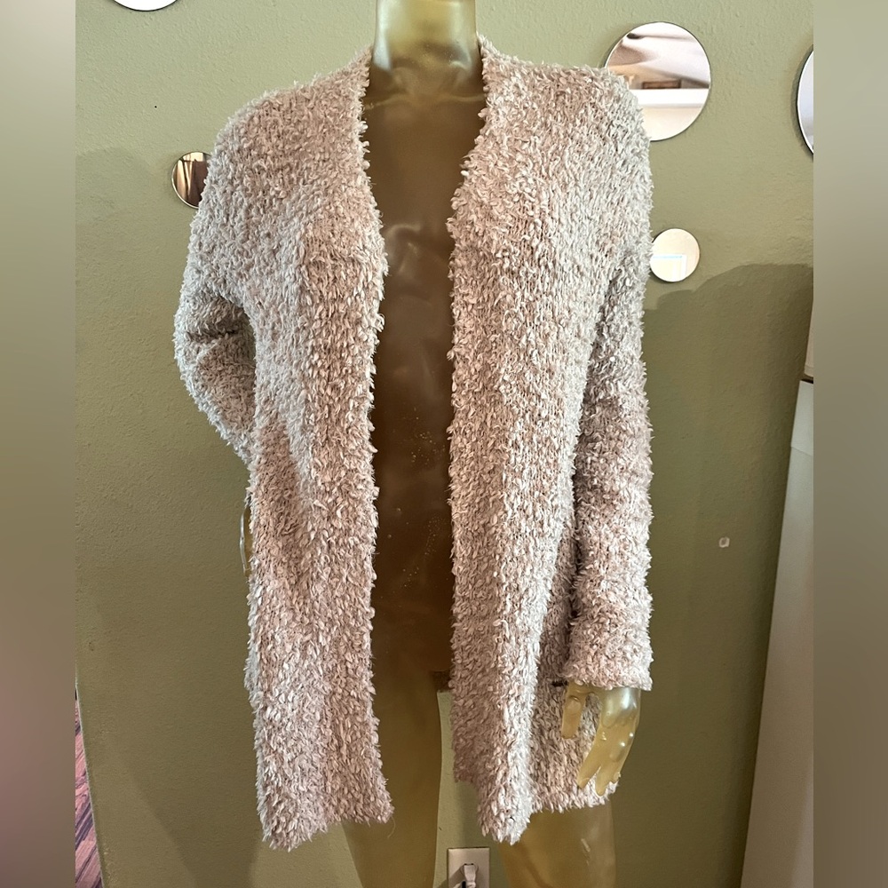 Hollister Women's Teddy Cardigan - Cream, Size S